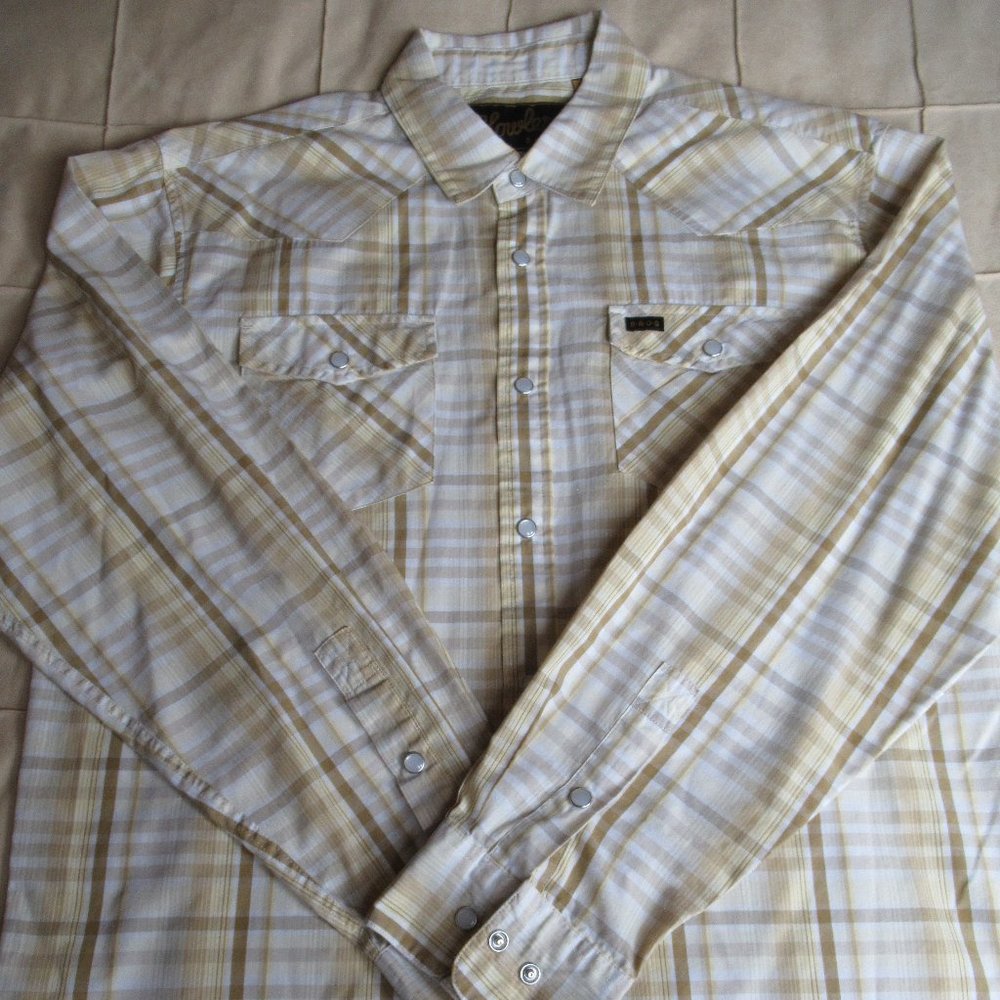 Howler Brothers L/S Snapshirt Yellow M